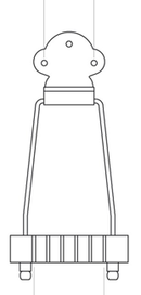 Trapeze Style Tailpiece
