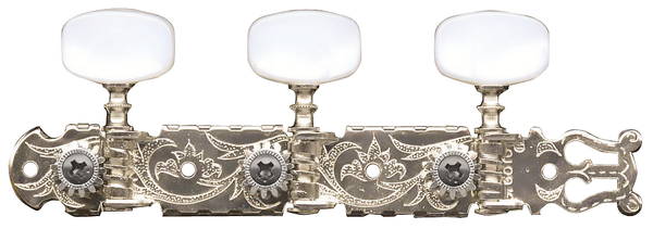 Gotoh 35G450 Classical tuners with lyre style plate, Nickel