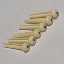 Image of Ivory Plastic with Black Dot Bridge Pin Set