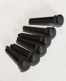 Image of Plain Ebony Bridge Pin Set