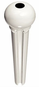 Image of Tusq (c) synthetic ivory bridge pin set, ivory with black dot