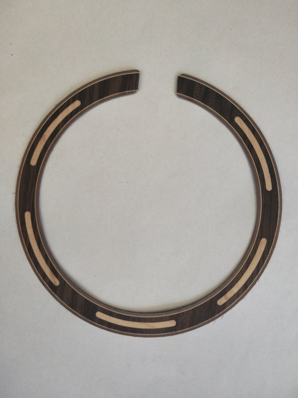 Rosewood and Maple Steel String Rosette No. 467
